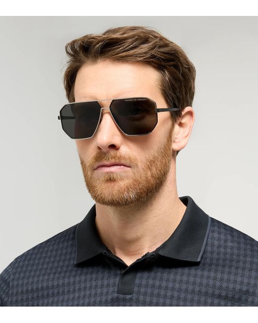 Porsche Design Black Sunglasses Targa #2 for men