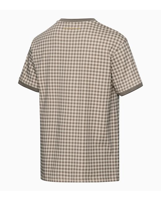 Porsche Lifestyle White Pepita Lifestyle T-Shirt – Porsche Legacy X Puma for men
