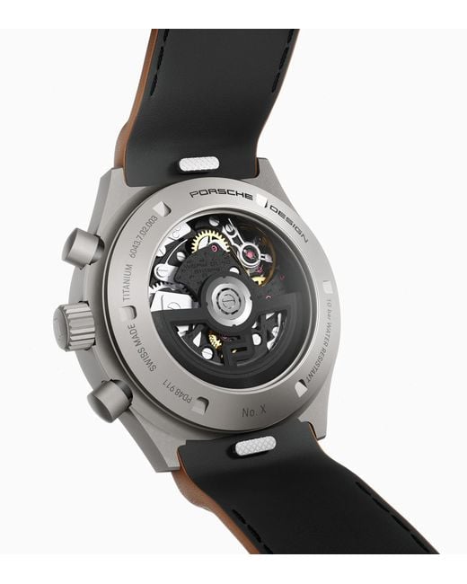 Porsche Design Multicolor Chronograph 1 – All Titanium Numbered Edition With Leather Strap