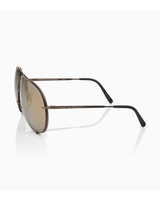 Porsche Design Brown Sunglasses Iconic Aviator #1
