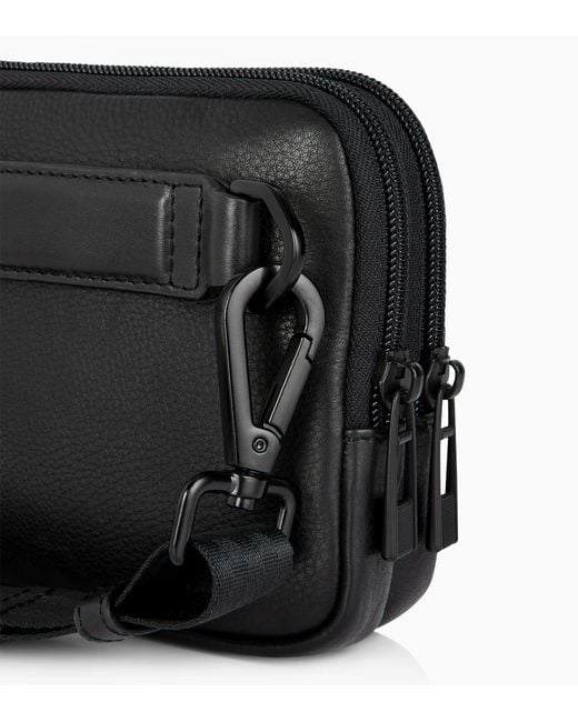 Porsche Design Black Roadster Leather Travel Pouch