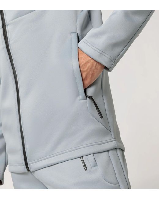 Porsche Design Blue Hooded Tracksuit Jacket for men