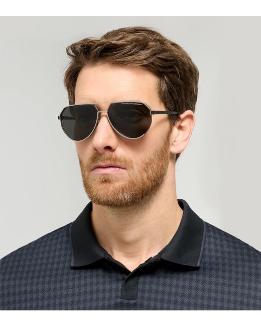 Porsche Design Black Sunglasses Targa #3 for men