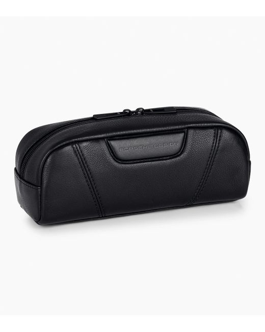 Porsche Design Black Roadster Leather Accessory Pouch