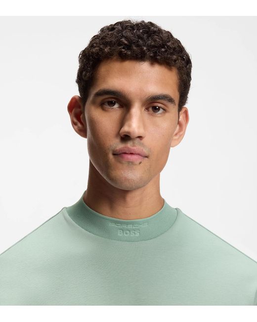 Porsche Lifestyle Green Regular‑Fit Shirt for men