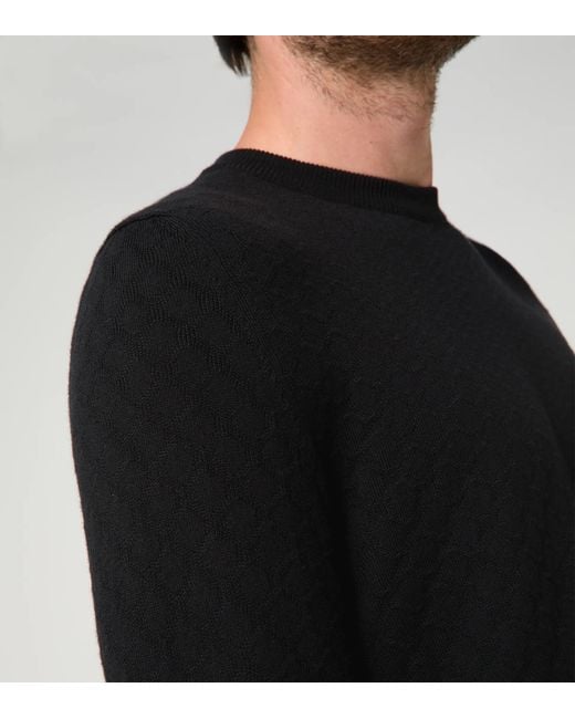 Porsche Design Black Crew-Neck Pullover for men