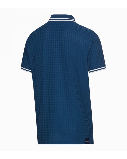 Porsche Lifestyle Blue Polo Shirt – 911 Targa 60Y