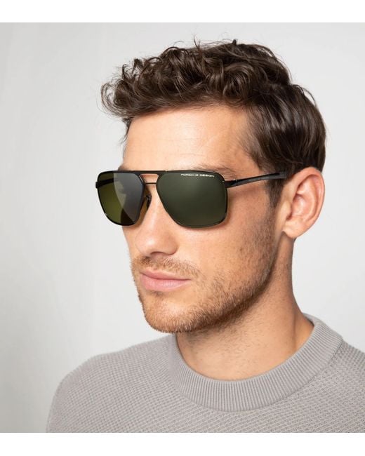 Porsche Design Black Sunglasses Flowing Titanium #1 for men
