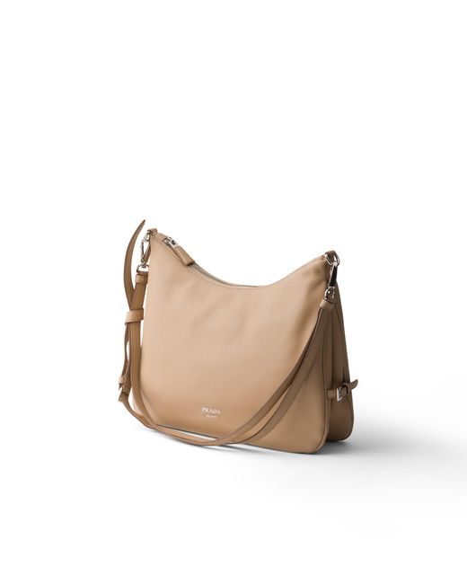 Borsa Fold Large di Prada in Natural