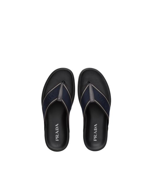 prada leather slippers
