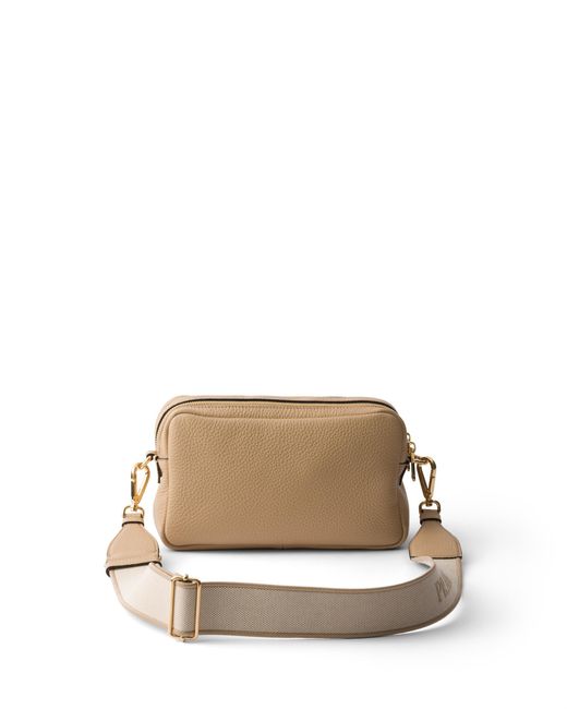 Borsa A Tracolla Small di Prada in Natural