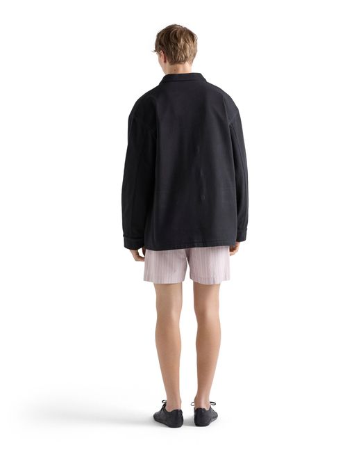 Prada Black Cotton Jacket for men