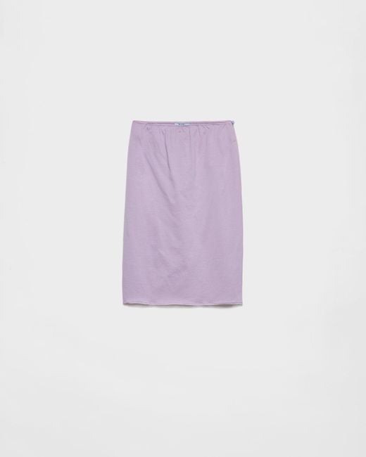 Prada Purple Jersey Slip