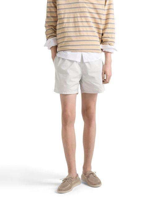 Prada White Suede Boat Shoes With Laces Size 5 for men