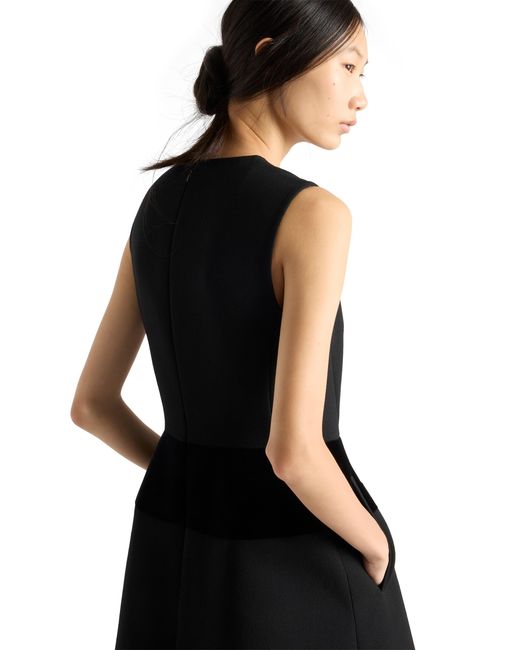 Prada Black Natté Fabric Dress