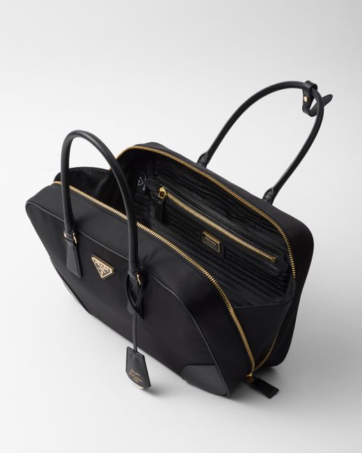 ハンドバッグ Re-Edition 1978 Large Nylon&Saffiano Leather Two-Handle Bag Prada Re-Edition 1978 Large Re-Nylon And Saffiano Leather