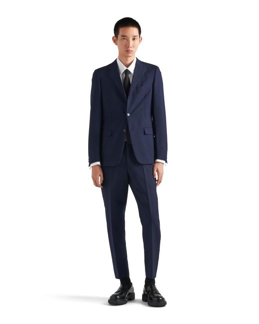 Prada White Cotton Stretch Shirt for men