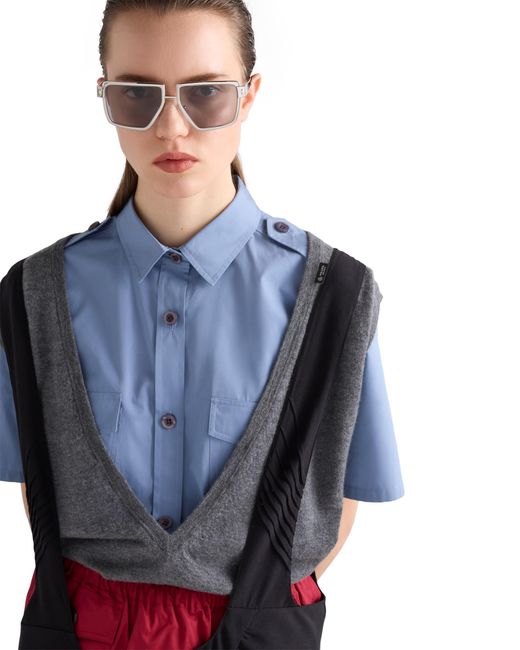 Prada White Runway Sunglasses
