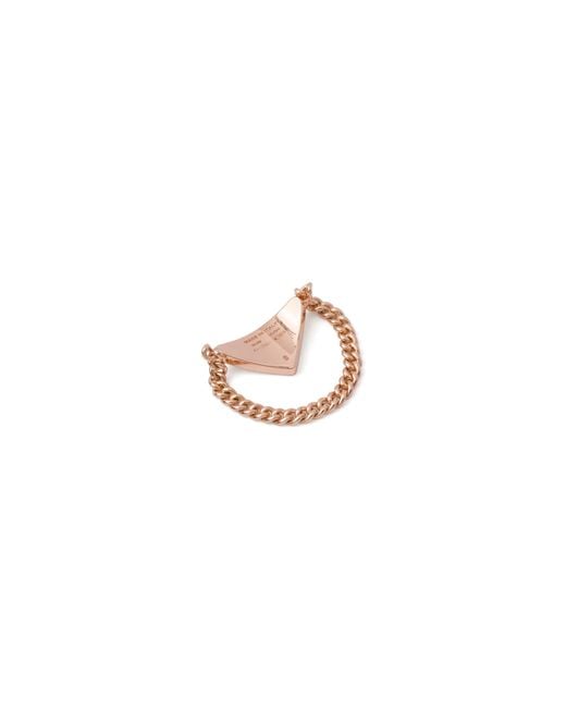 Prada White Eternal Chain Ring