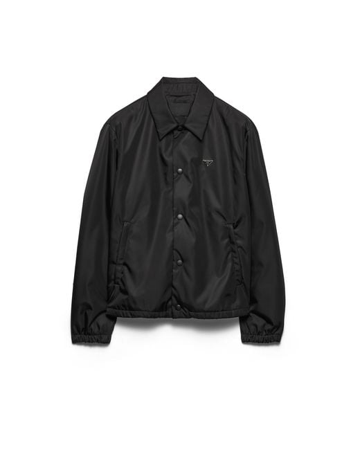 Prada Black Re-Nylon Blouson Jacket for men