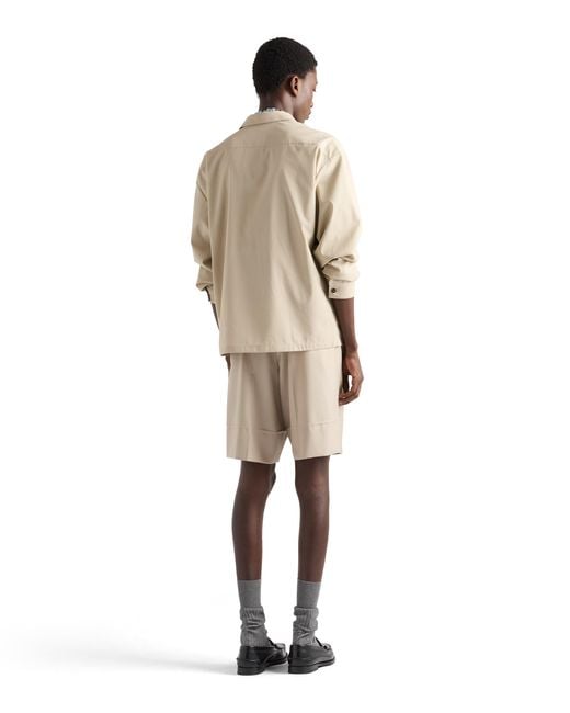 Prada Natural Cotton Shirt for men