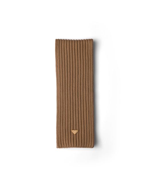 Prada Natural Wool Scarf