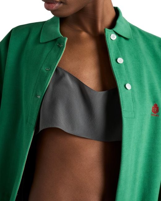 Prada White Crepe De Chine Top, Iron
