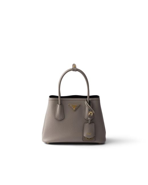 Prada Multicolor Double Small Saffiano Leather Bag