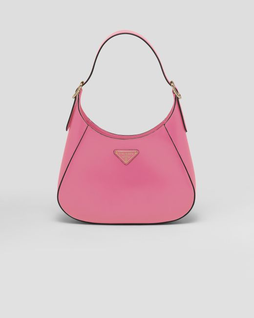 Prada Pink Leather Shoulder Bag