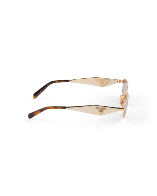 Prada White Sunglasses With Logo
