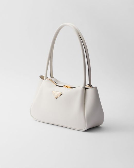 Prada White Medium Leather Handbag