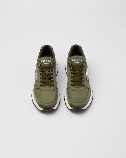 Prada Green Prax 01 Re-nylon Sneakers for men