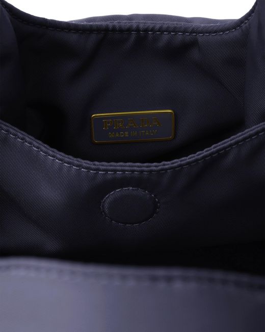 Mini Borsa A Mano di Prada in Blue