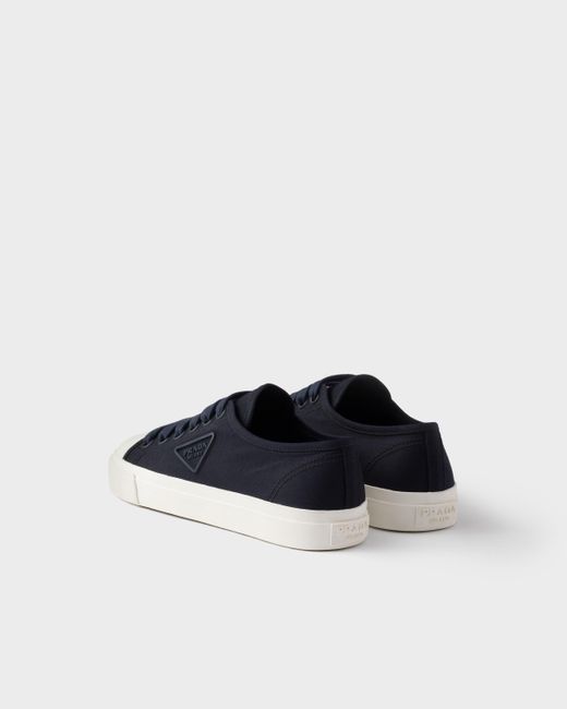 Sneakers En Gabardine De Coton Prada en coloris Blue