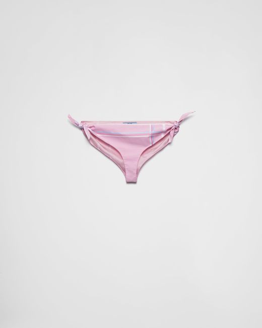 Prada Pink Cotton Bikini Briefs