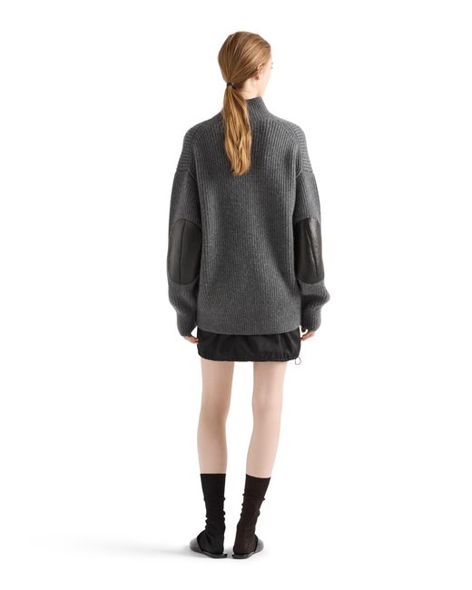 Minifalda De Re-Nylon, Mujer, Talla Prada de color Black