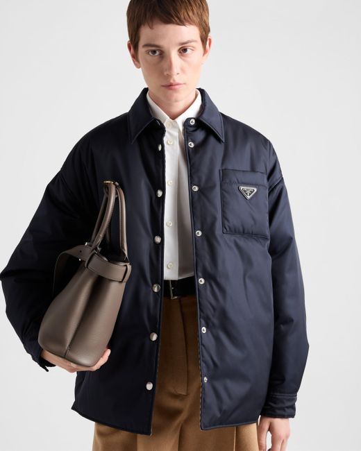 Prada Blue Re-Nylon Blouson Jacket