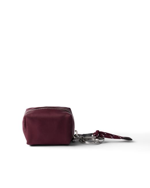 Prada Speedrock Schlüsselanhänger Aus Re-Nylon, Herren in Purple für Herren