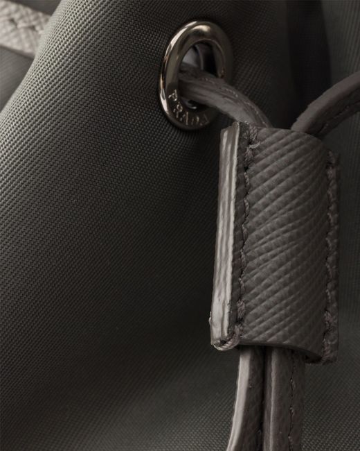 Prada Black Duet Re-Nylon Bucket Bag