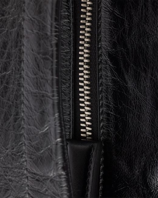 Prada Black Leather Shoulder Bag for men