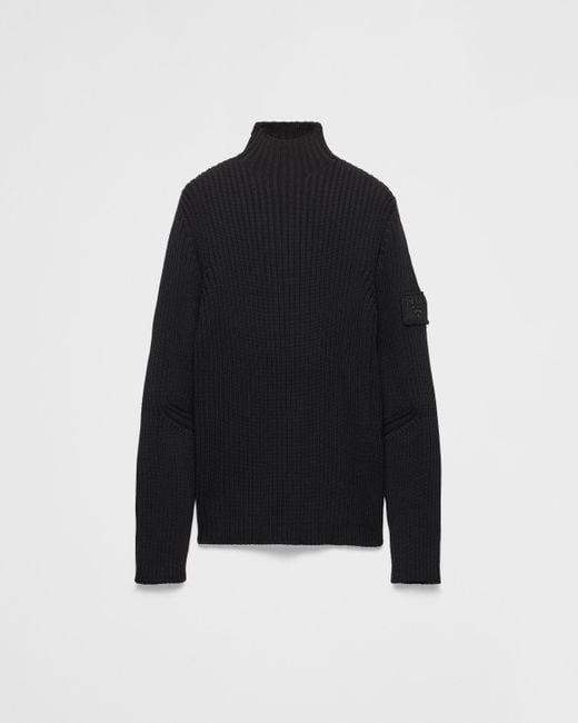 Prada zip up turtleneck best sale