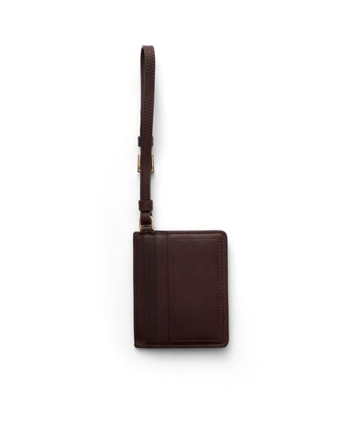 Prada White Nappa Leather Card Holder