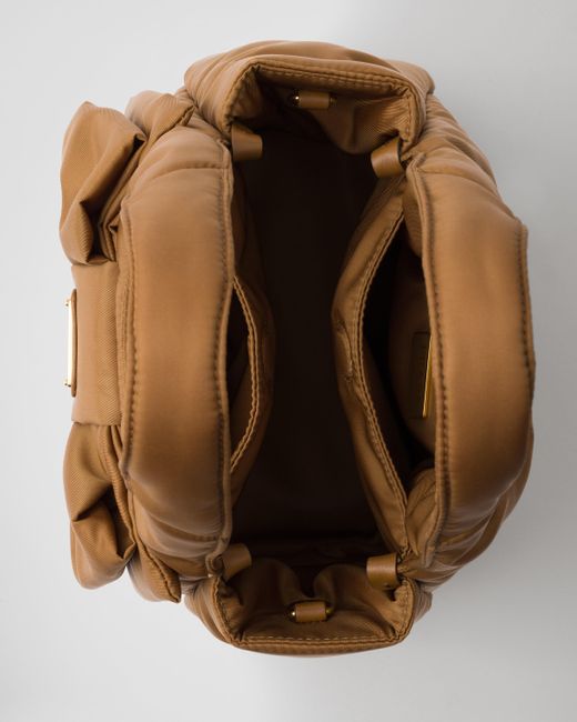Prada Padded Re-Nylon Mini-Bag With Bow | Lyst