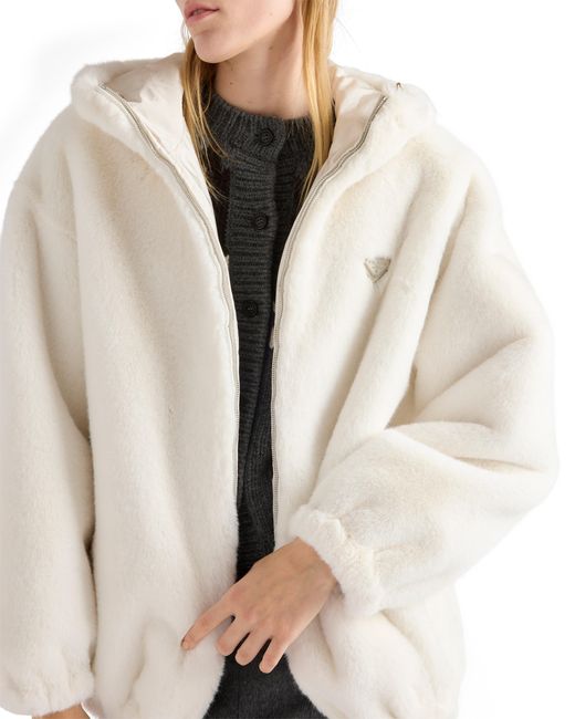 Prada White Reversible Aspen Jacket