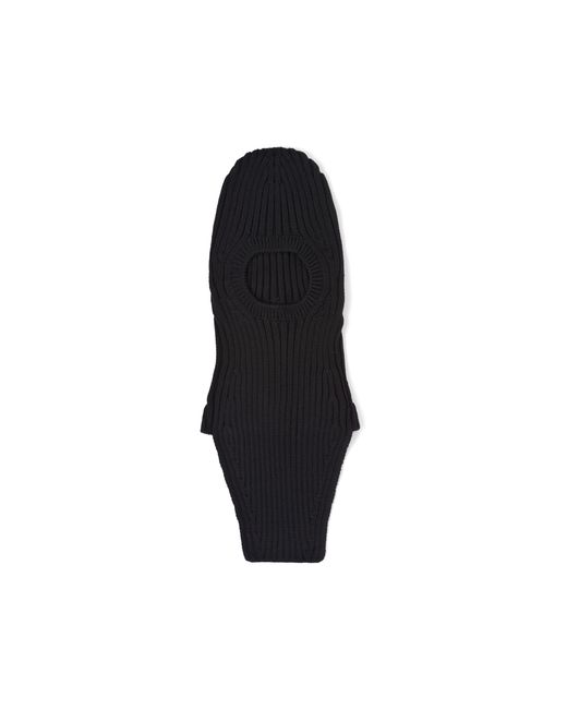 Prada Black Wool Balaclava for men