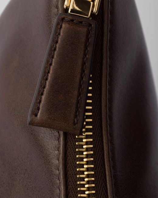 Borsa A Spalla Aimée Medium di Prada in Brown