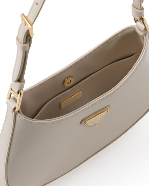 Borsa Cleo di Prada in White