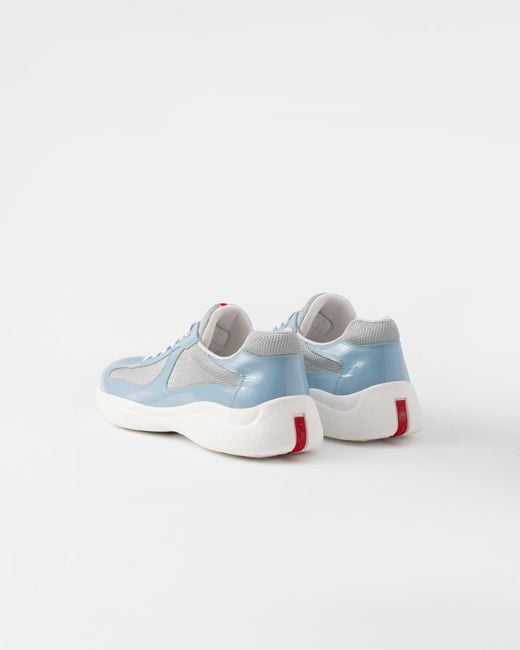 Prada America's Cup Sneakers in Blue for Men | Lyst