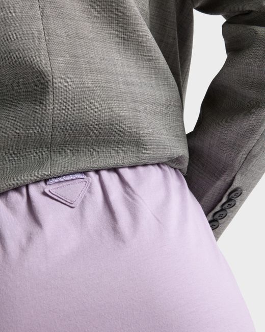 Prada Purple Jersey Slip