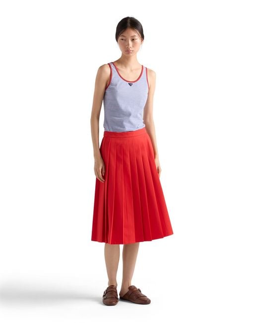 Prada Blue Tank Top